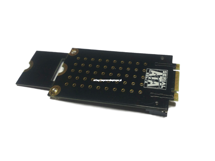 adapter z mSATA na NGFF m.2 2260 2280 dioda LED