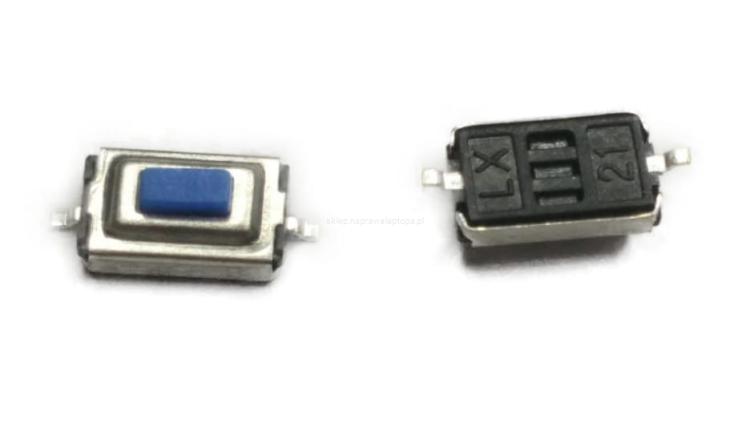 niebieski przycisk włącznik 3*6*2.5mm