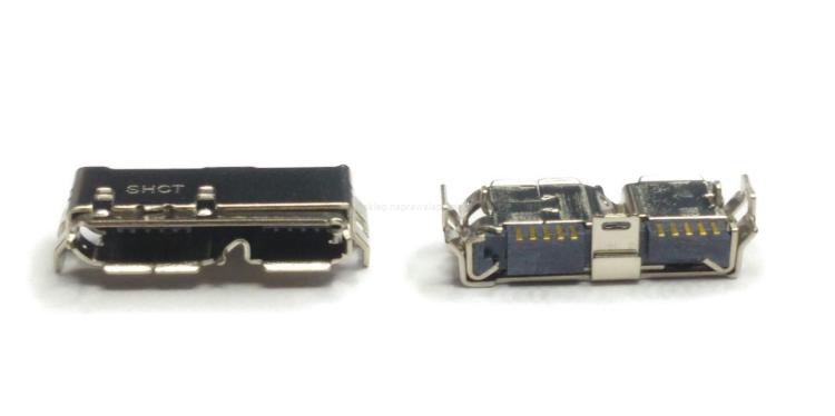 gniazdo mikro USB 3.0 B typ SHCT do kieszeni