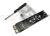 NVME Adapter dysk M.2 do PCI-E3.0 Key M dwie diody led czerwona i niebieska