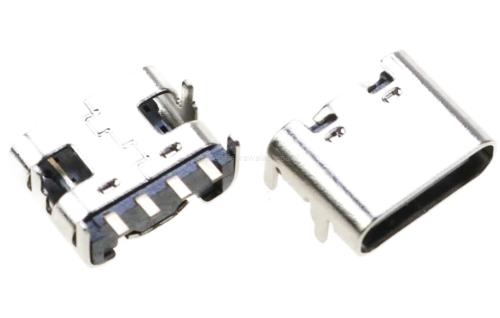 GNIAZDO ZŁĄCZE PORT USB TYP C 4 smt +4 pin