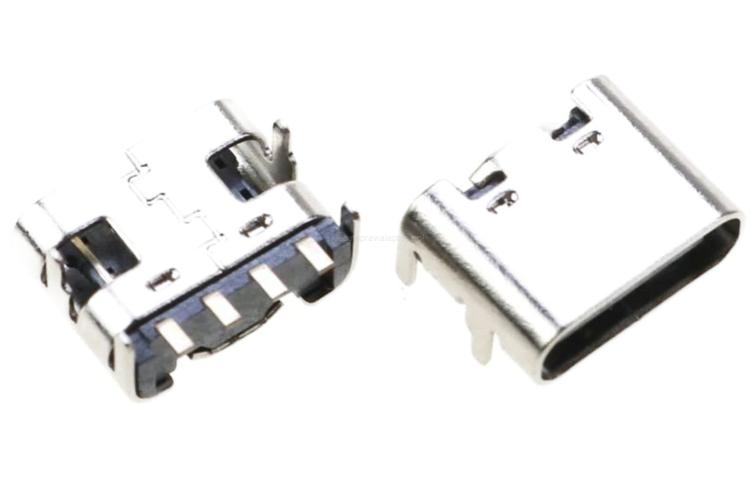 GNIAZDO ZŁĄCZE PORT USB TYP C 4 smt +4 pin