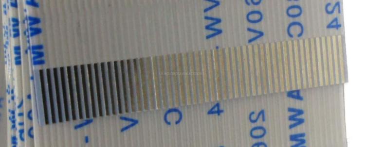 taśma FPC FFC 50pin 0.5mm 10cm TYP B 50P-0.5-10cm-B