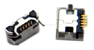 GNIAZDO MIKRO USB 5SMD DŁUGIE 6.30*7.95*3.50mm