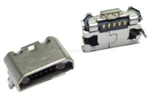 GNIAZDO mikro USB odwrotne 5+2 pin 5/8/3.30mm
