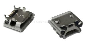 gniazdo mikro usb rozstaw środk. pin 5.30mm