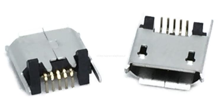 gniazdo mikro usb PIONOWE 8.55/4.00/2.30mm
