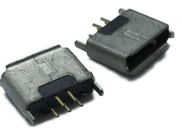 GNIAZDO PORT MIKRO MICRO USB PIONOWE 5P