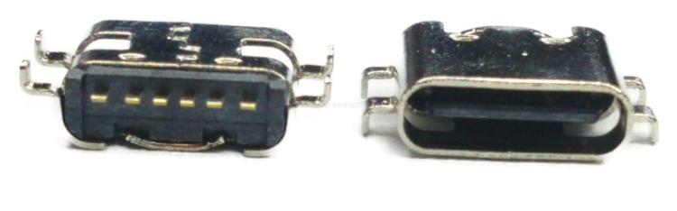 gniazdo mikro usb typ C 3.1 6pin 0.8mm
