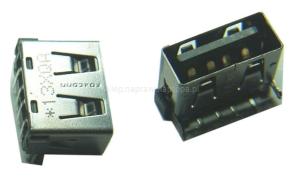 GNIAZDO USB 2.0 2PINY FOXCONN SONY LISTEK U GÓRY