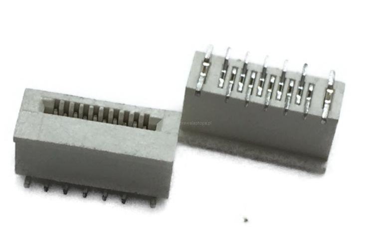 gniazdo złącze FPC FFC pionowe 10pin 0.5mm