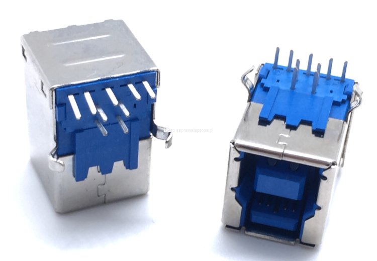gniazdo złącze USB 3.0 typu B pod kątem 90