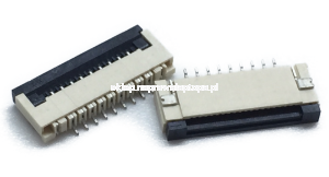 Złącze konektor FFC / FPC 9pin 1.0mm zapadka