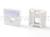 Lanview moduł Logon EURO OUTLET 45x45 - 1-portowy