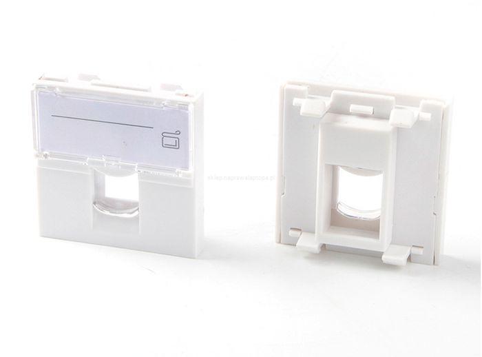 Lanview moduł Logon EURO OUTLET 45x45 - 1-portowy