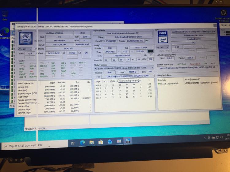 PŁYTA GŁÓWNA NM-A351 LENOVO L450