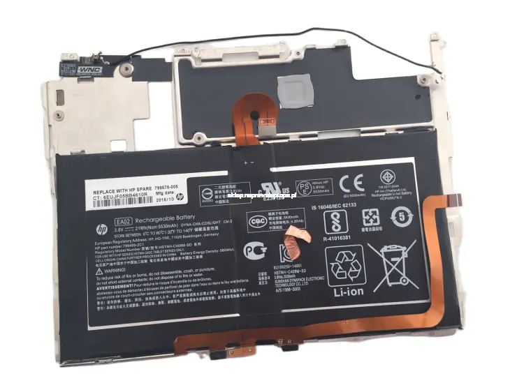 BATERIA STELAŻ 799578-005 HP 608 G1 Tablet