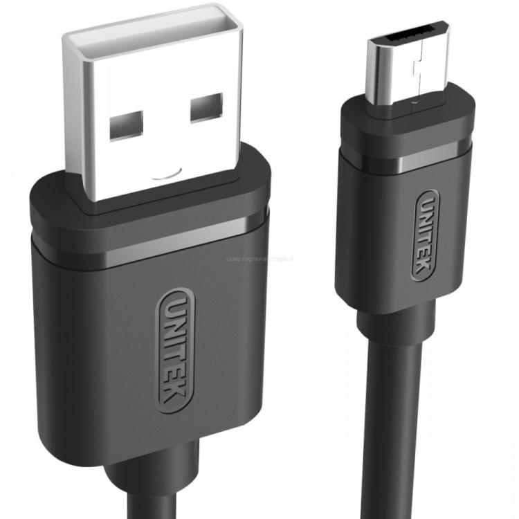 Unitek kabel USB 2.0-micro USB M/M, 2,0m; Y-C455GBK