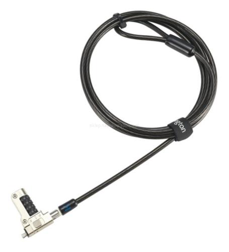 Kensington Slim N17 2.0 Combination Laptop Lock for Wedge Shaped Slots (Resettable)