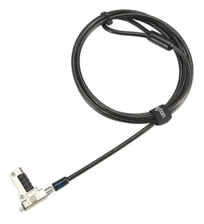 Kensington Slim N17 2.0 Combination Laptop Lock for Wedge Shaped Slots (Resettable)