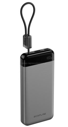 EcoFlow Rapid Powerbank 20 000 mAh 45W  wbudowany kabel o długości 25cm Numer modelu EF-PC-003