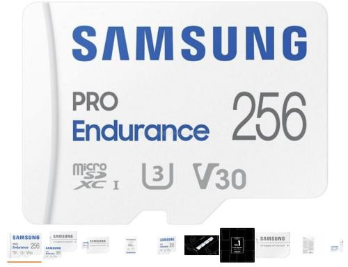 KARTA PAMIĘCI SAMSUNG 256GB PRO Endurance micro SD