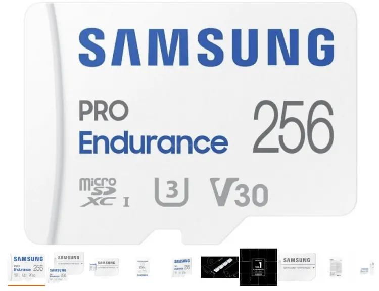 KARTA PAMIĘCI SAMSUNG 256GB PRO Endurance micro SD