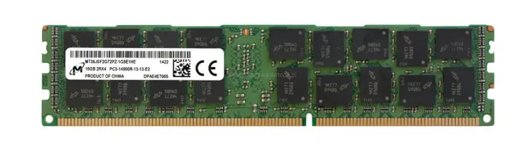 PAMIĘĆ 16GB PC3-14900R-13-13-E2 MT36JSF2G72PZ-1G9E1HE