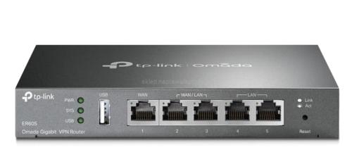 TP-LINK ER605 5-portowy podwójny/wielokrotny router WAN VPN
