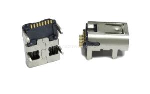 gniazdo Mini USB Typ B Female 8pin SMT SMD