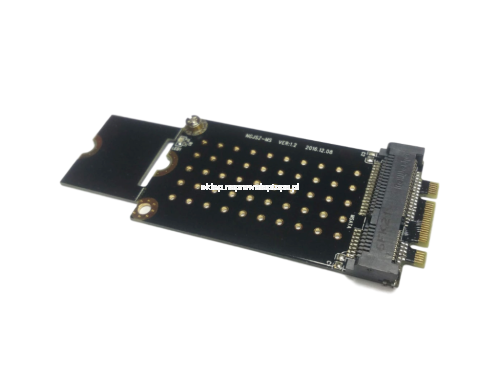 adapter z mSATA na NGFF m.2 2260 2280 dioda LED