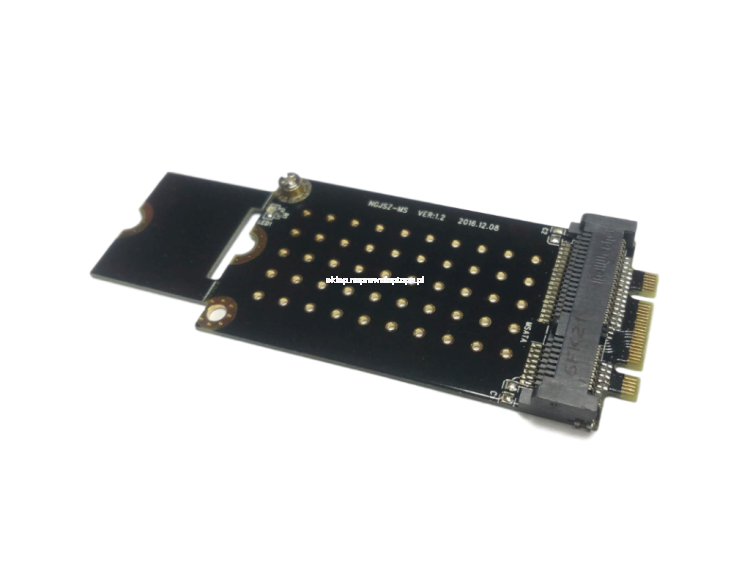 adapter z mSATA na NGFF m.2 2260 2280 dioda LED