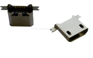 GNIAZDO MIKRO USB 2 SMT 5 PIN 11.30x7.00x2.30mm