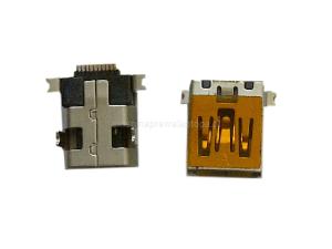 GNIAZDO MINI USB 10 PIN SMD 2DIP