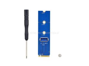 adapter NGFF M.2 do USB 3.0 adapter dla PCI-E Riser Card