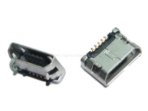 GNIAZDO MIKRO USB PRZÓD PŁASKI 5.35*7.45*3.05mm