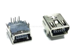 GNIAZDO MINI USB 2+5PIN 9.40/7.70/4.00mm