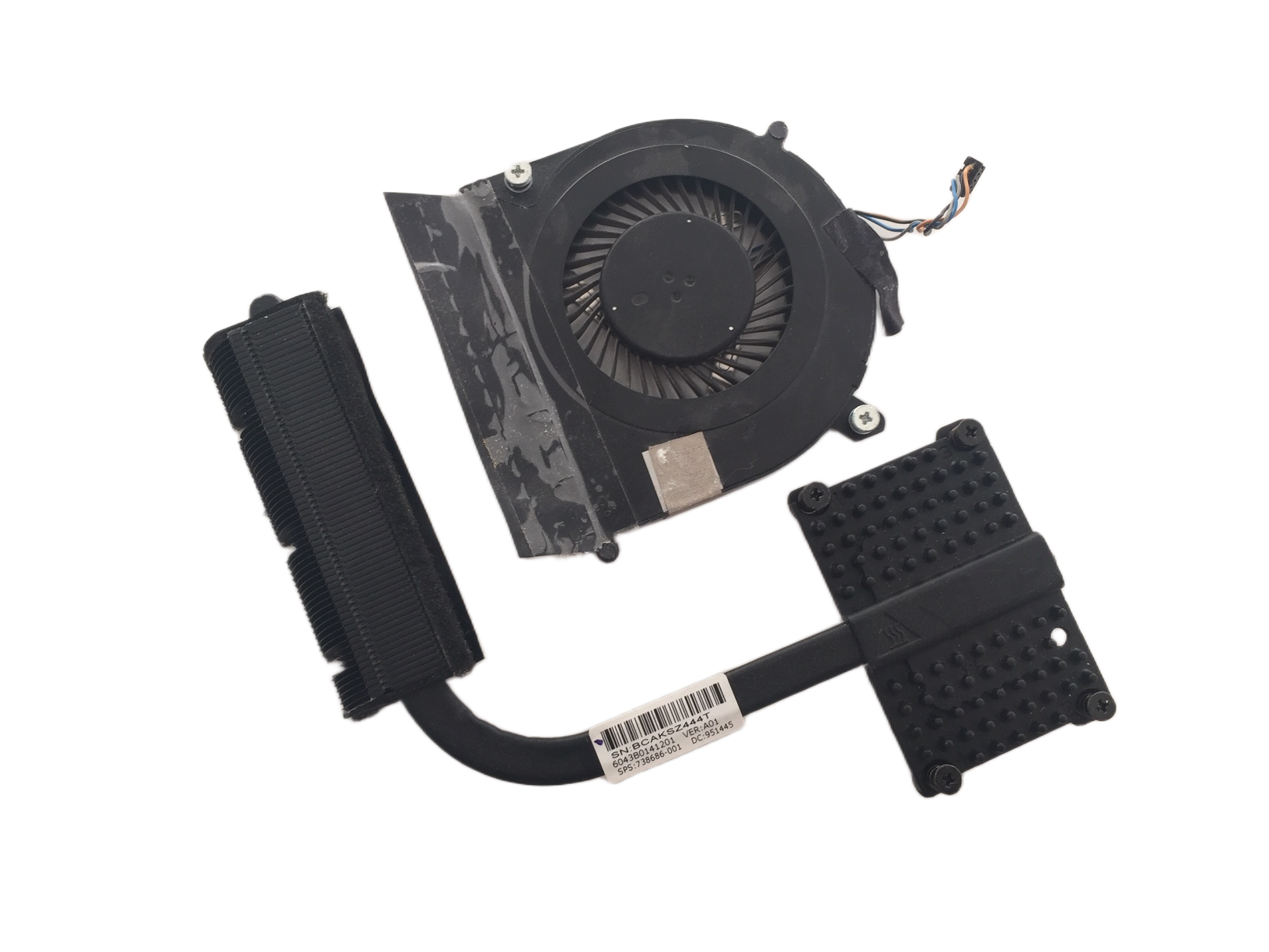 HP Probook 640 G1 Cooling CPU Fan with Heatsink 6043B0141201 6033B0034401
