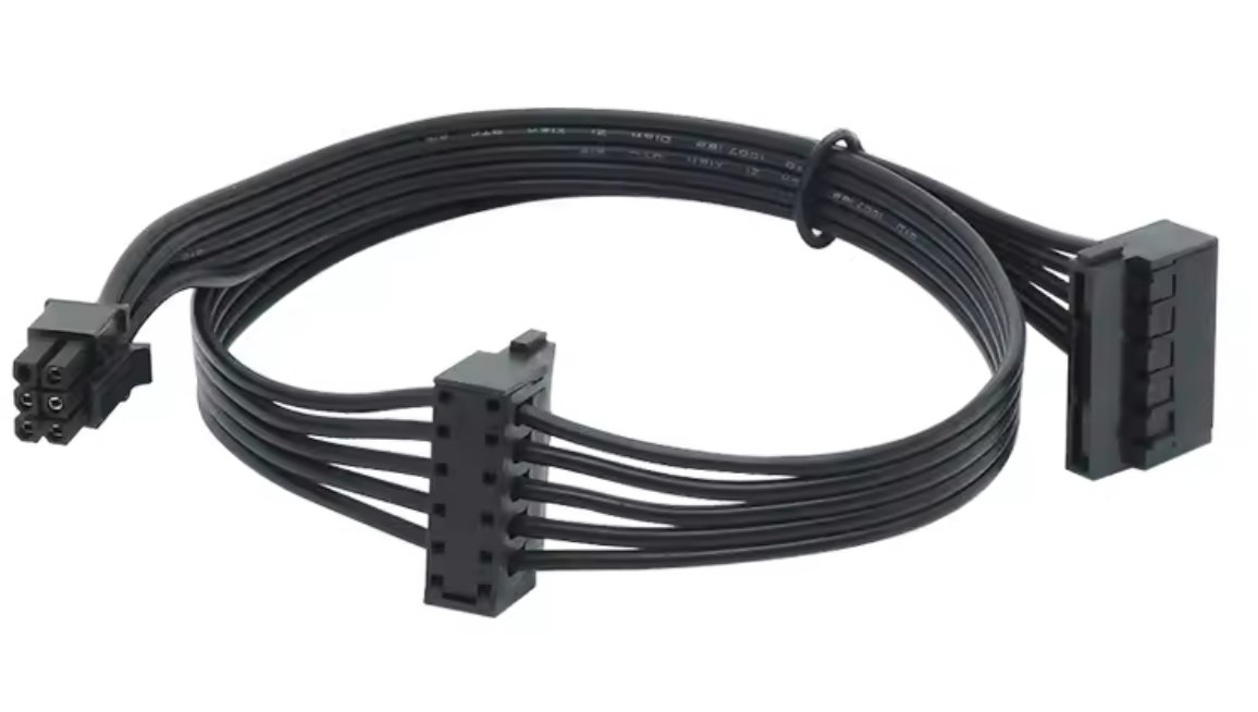 kabel MINI 6pin DELL do 2x SATA DELL 3250 32683 3650 3653 3660 3667 3668