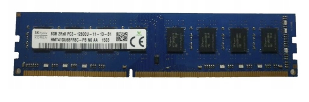 Pamięć RAM 4GB DDR3 1600MHz PC3-12800U SK Hynix (HMT451U6DFR8C-PB)
