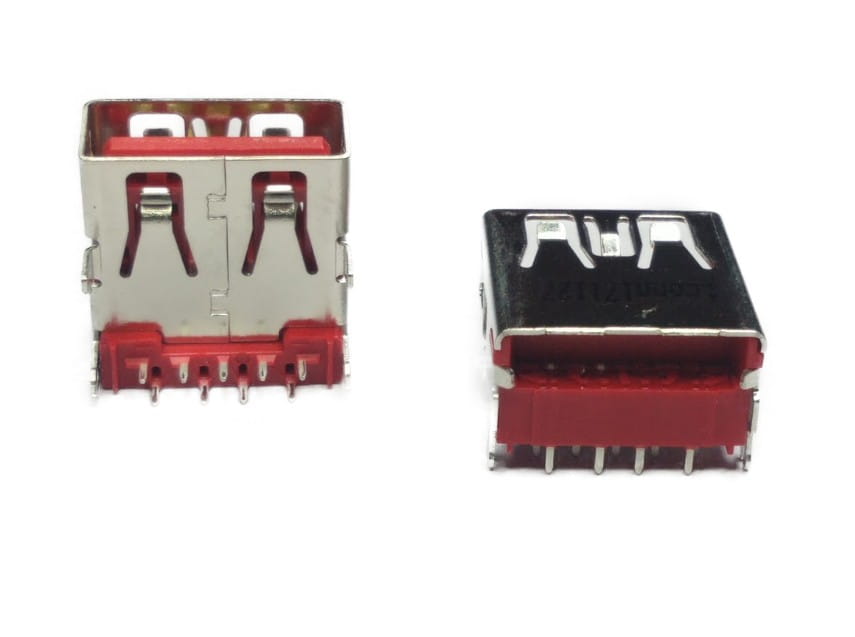 gniazdo USB 3.0 czerwone TCONN